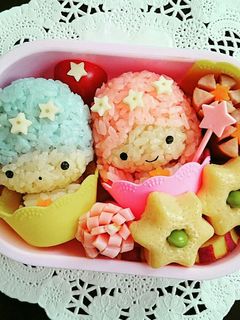 キャラ弁☆キキララちゃん☆七夕のお弁当-レシピのメイン写真