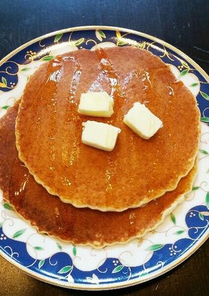 ふわっと軽い！米粉のパンケーキ-レシピのメイン写真