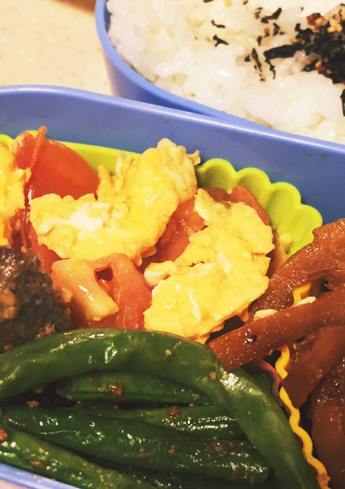 お弁当にも☆トマトとたまごの中華風炒め-レシピのメイン写真