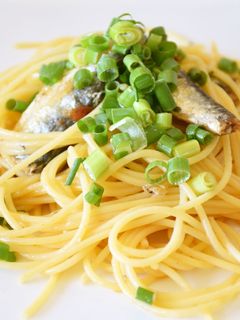 オイルサーディンで和風パスタ-レシピのメイン写真