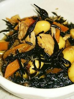 シーチキン入りお豆とひじきの煮物-レシピのメイン写真