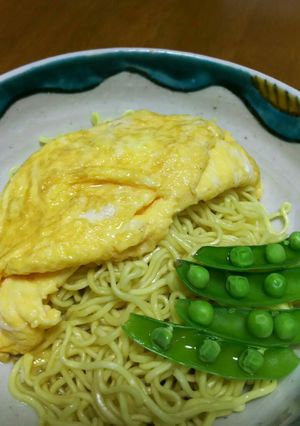 サッポロ一番 海鮮ラーメンで*天津麺-レシピのメイン写真