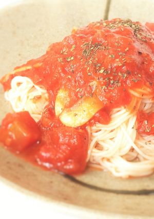 鶏味塩 de アラビアータ冷製そうめん-レシピのメイン写真