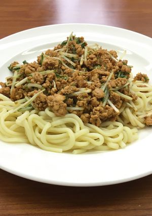 水菜のジャージャー麺-レシピのメイン写真