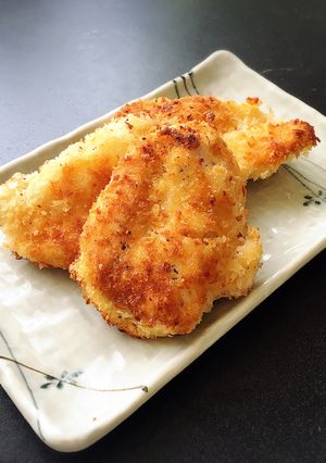 ヘルシー☆フライパンで揚げないチキンカツ-レシピのメイン写真