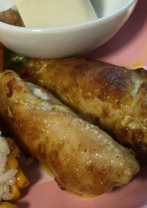 豚薄切り肉☆カレー風味☆豚のミルフィーユ-レシピのメイン写真