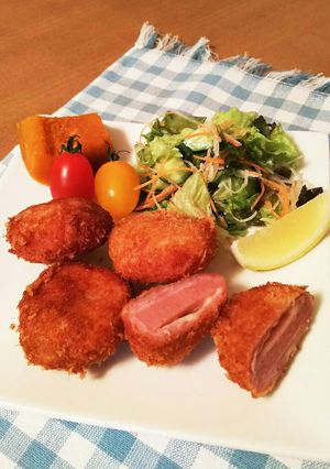 ♥ハムとチーズのミルフィーユカツ♪-レシピのメイン写真