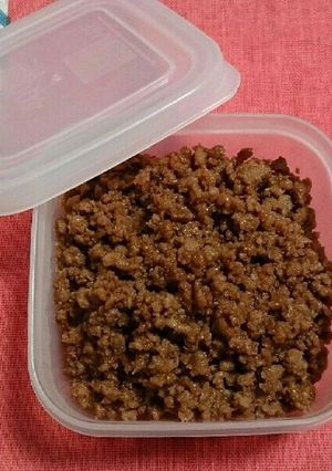 万能！冷えても白くならない！肉そぼろ☆-レシピのメイン写真