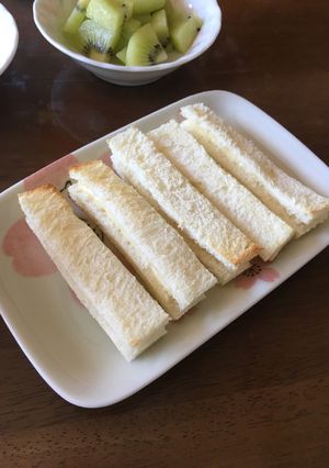 離乳食完了期☆チーズサンドトースト-レシピのメイン写真