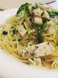 鶏ハムと豆苗の冷静パスタ-レシピのメイン写真
