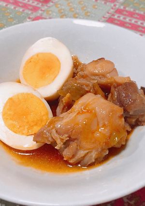 鶏肉の甘辛煮 ♪ 豆板醤入り-レシピのメイン写真