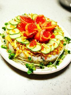 お寿司ケーキ-レシピのメイン写真