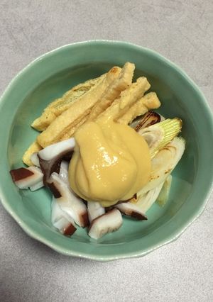 お酒がススム！ネギとたこのぬた-レシピのメイン写真