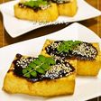 絹厚揚げのキヌアとマカ入り味噌田楽