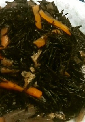 簡単！甘めのひじきの煮物(^^♪-レシピのメイン写真