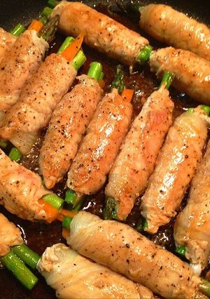 ♡簡単鮮やか肉巻き♡-レシピのメイン写真