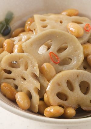 簡単大豆とれんこんのきんぴら-レシピのメイン写真