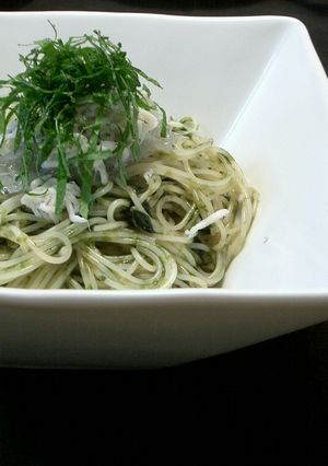 しらすと海苔の冷製パスタ-レシピのメイン写真
