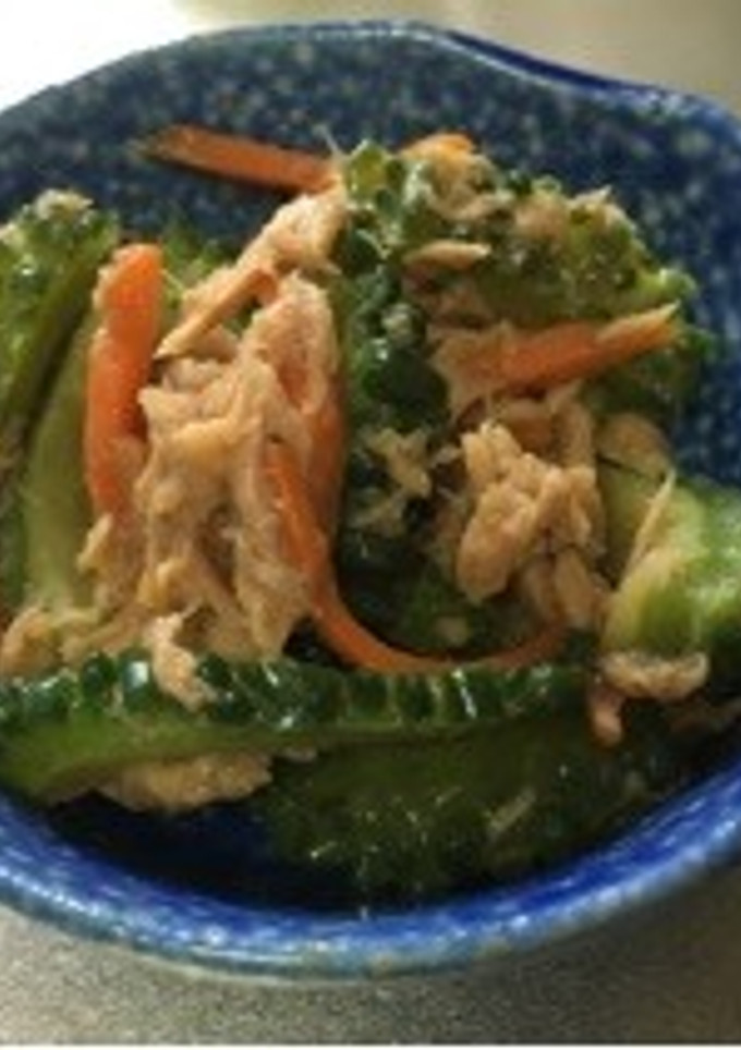 ほろ苦！ゴーヤとツナの甘辛煮-レシピのメイン写真