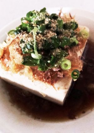 【材料これだけ】超簡単冷凍天かす温やっこ-レシピのメイン写真