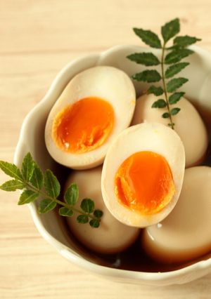 *簡単作り置き♡とろ～り半熟味付け煮卵♪-レシピのメイン写真