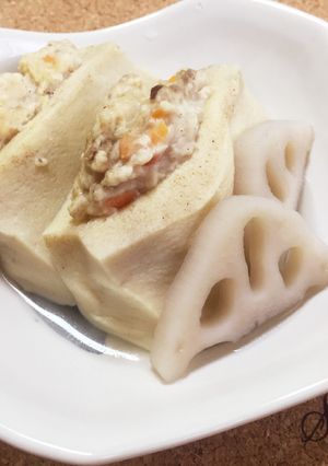 ヘルシー！旨味たっぷり高野豆腐の肉詰め♪-レシピのメイン写真