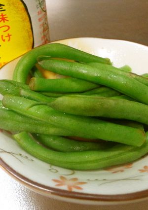 最速のレンジでいんげんポン酢-レシピのメイン写真