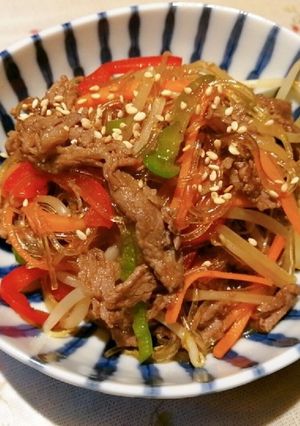 簡単美味しいチャプチェ-レシピのメイン写真