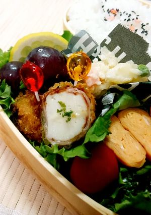魚河岸揚げでお弁当に生ハムチーズフライ-レシピのメイン写真