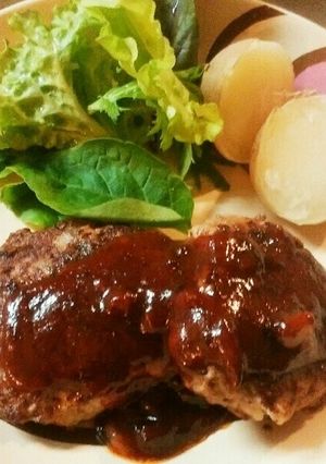 簡単！もりもりふわふわハンバーグ！-レシピのメイン写真