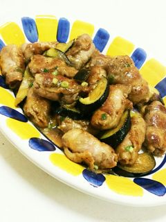 ガッツリ☆厚揚げの肉巻きとナスの生姜焼き-レシピのメイン写真