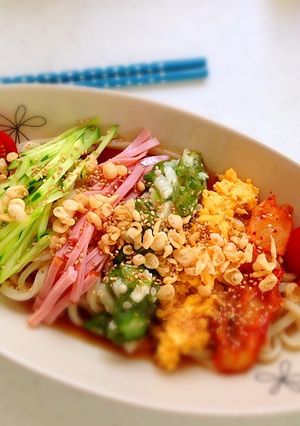 ♡簡単♡カラフル冷やし讃岐うどん♡-レシピのメイン写真