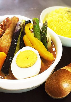 ＼夏野菜沢山手羽先のスープカレー／-レシピのメイン写真