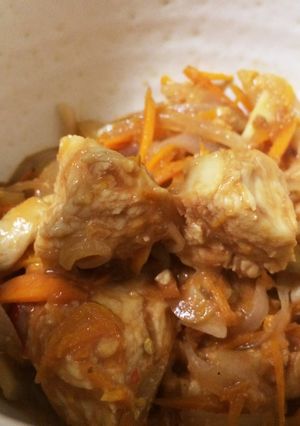 チキンと玉ねぎのトマトクリーム煮込み-レシピのメイン写真