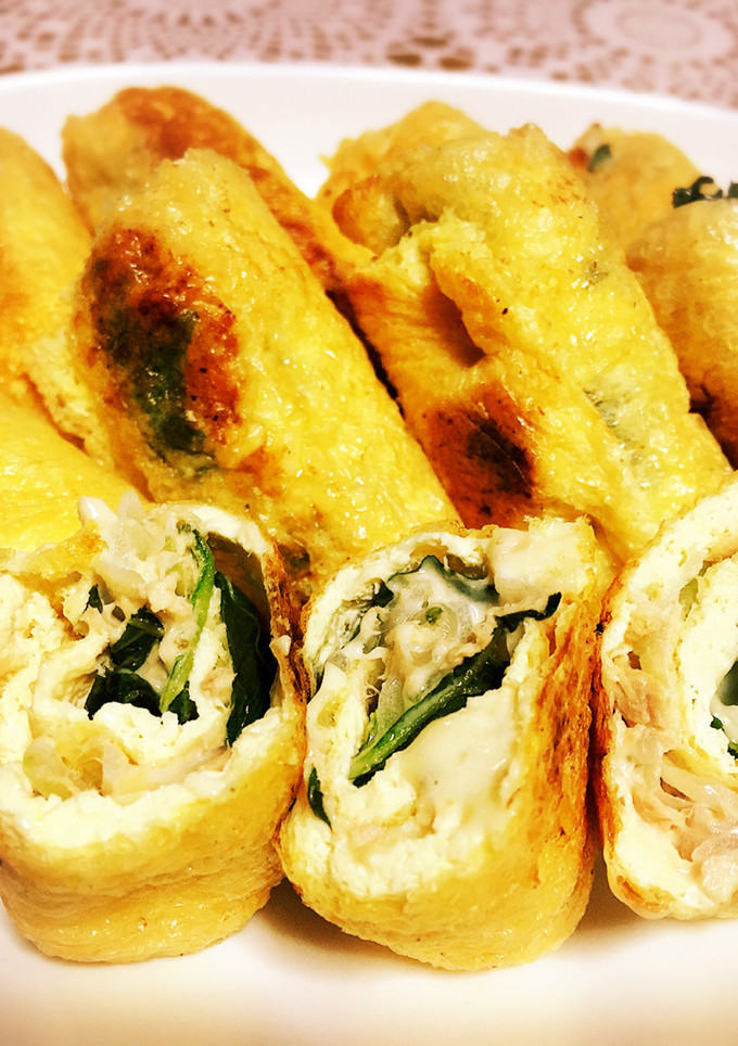 油揚げのくるくるツナマヨ焼き-レシピのメイン写真