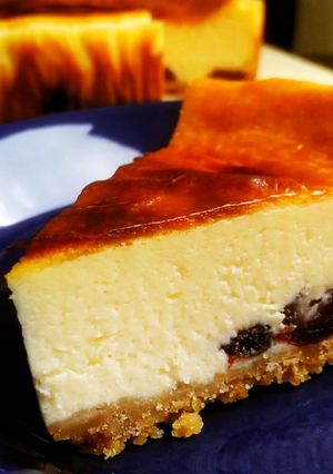 ベイクドチーズケーキ*クランベリー-レシピのメイン写真