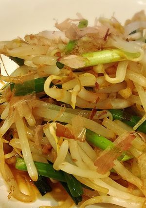 簡単♪もやしとネギのおかかポン酢サラダ-レシピのメイン写真
