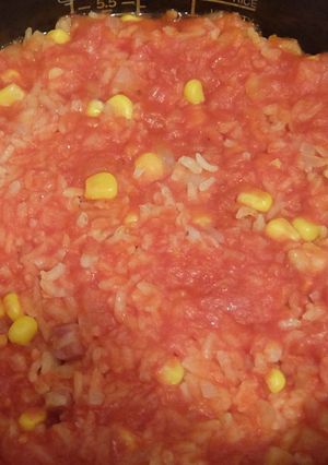トマト風味の炊き込み御飯-レシピのメイン写真
