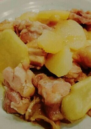鶏肉とじゃがいものコンソメ煮-レシピのメイン写真