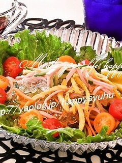 冷やし中華風☆ところてんサラダ-レシピのメイン写真