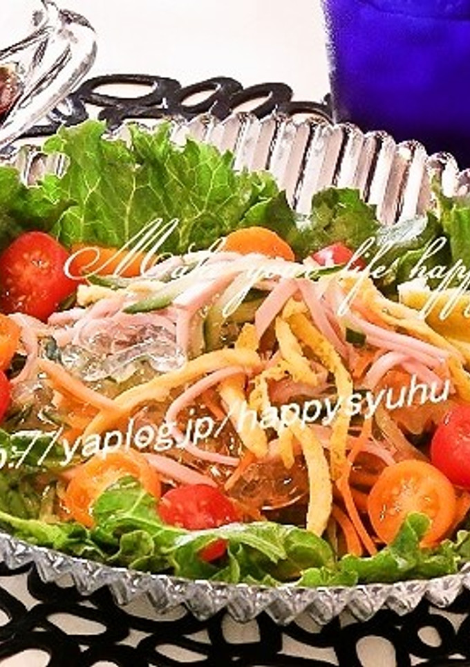 冷やし中華風☆ところてんサラダ-レシピのメイン写真
