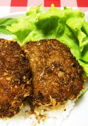 大好きメンチカツをどんぶりで！パリ丼-レシピのメイン写真