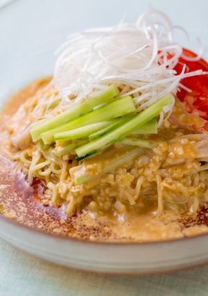 夏の始まり・夏至にぴったり！棒々鶏冷麺-レシピのメイン写真