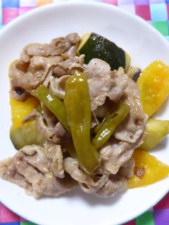 豚肉と夏野菜のあっさり炒め-レシピのメイン写真