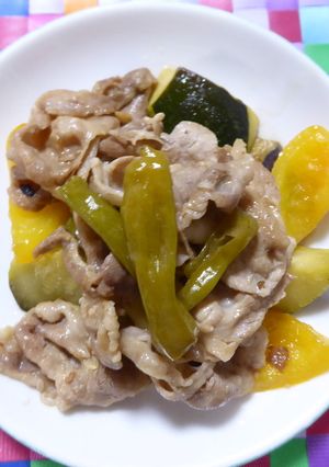 豚肉と夏野菜のあっさり炒め-レシピのメイン写真