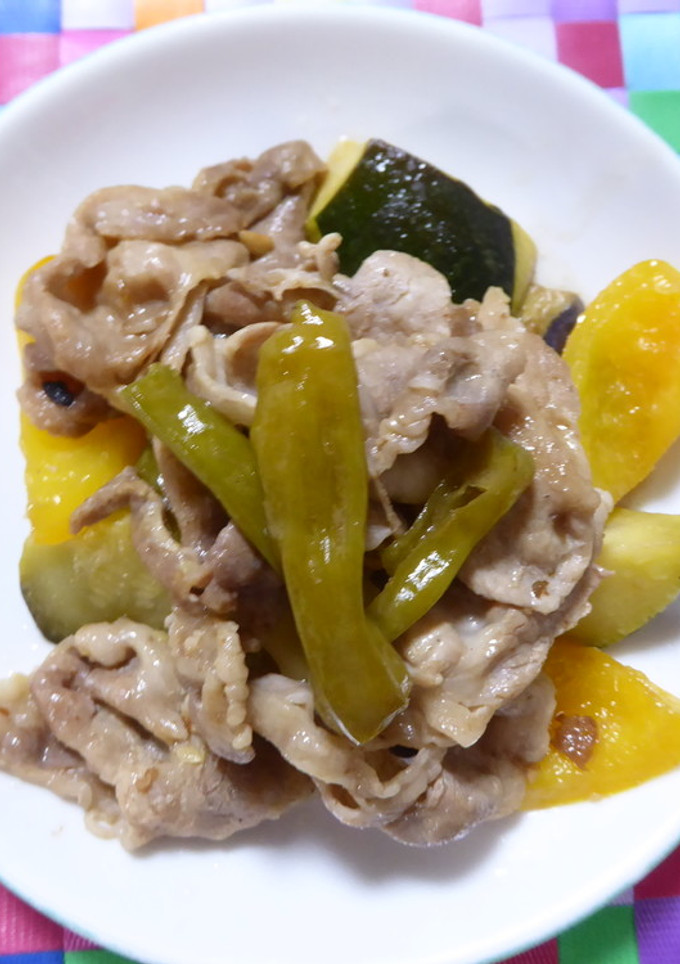 豚肉と夏野菜のあっさり炒め-レシピのメイン写真