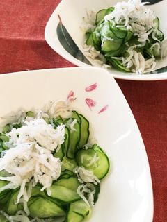 超簡単にもう一品☆しらすきゅうり☆-レシピのメイン写真