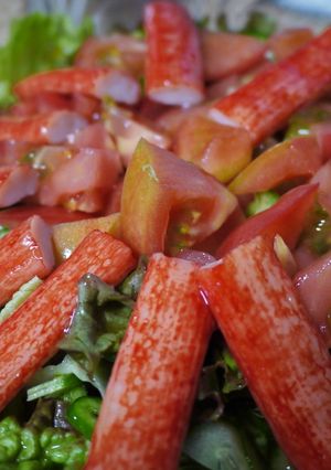 野菜てんこ盛りのぶっかけそうめん-レシピのメイン写真