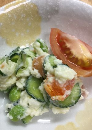 リメイク・枝豆入り・ポテトサラダ-レシピのメイン写真