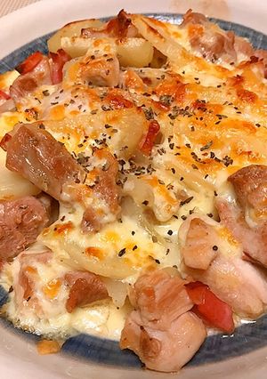 *鶏肉とじゃがいものチーズ焼き*-レシピのメイン写真